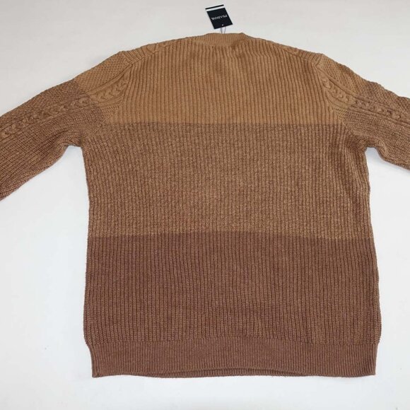 Jos. A. Bank Mens Ombre Crewneck Sweater 2XLT NWT Brown Tailored Fit Pullover - Picture 6 of 6